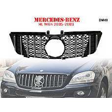 Решетка тип GT със сребърни лайсни за  Mercedes ML W164 05-09 г AMG - DM48