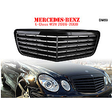 Предна решетка черен гланц AMG за Mercedes E W211 06-09г. - DM59