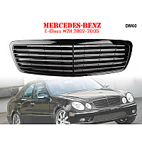 Предна черен гланц решетка AMG за Mercedes E W211 02-05г. - DM60