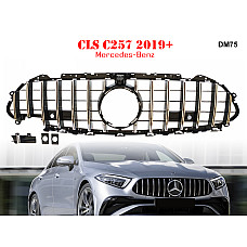 GT черна предна решетка за Mercedes CLS C257 2019+ W257 - DM75
