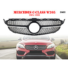Диамантена предна решетка за Mercedes C W205 - DM85