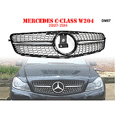 Спортна предна решетка за Mercedes C W204 тип диамант - DM87