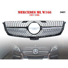 Диамантена предна решетка за Mercedes ML W166 2011-2015г - DM97