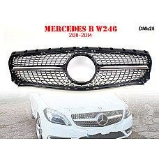 Предна решетка тип диамант за Mercedes B W246 2011-2014г - DMb25