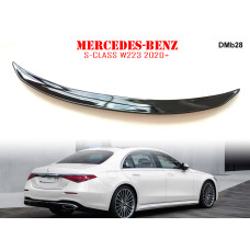 Черен заден лип спойлер за багажник за Mercedes S W223 - DMb28 - Sellzone.bg Черен заден лип спойлер за багажник за Mercedes S W223 - DMb28
