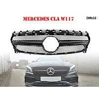 Черна AMG решетка за предна броня на Mercedes CLA W117 - DMb32