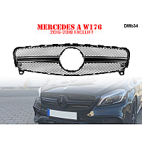 Предна AMG черна решетка за Mercedes A W176 - DMb34