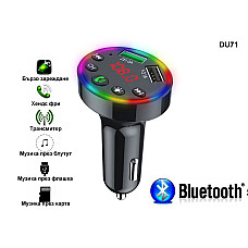 Bluetooth LED радио трансмитер със слот за карта и 2 USB порта - DU71 - Sellzone.bg Bluetooth LED радио трансмитер със слот за карта и 2 USB порта - DU71