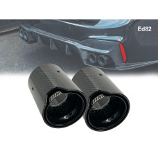 BMW M Черен Карбонов накрайник за ауспух 66/93mm - Ed82 - Sellzone.bg BMW M Черен Карбонов накрайник за ауспух 66/93mm - Ed82