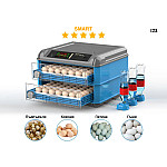 Висококачествен смарт автоматичен инкубатор за 128 броя яйца - I23