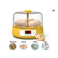 Мини автоматичен инкубатор за 6 броя яйца - I35