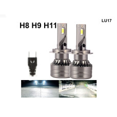 LED H8 H9 H11 Крушки за фарове с CANBUS бяла светлина - 46W, 6000lm -LU17