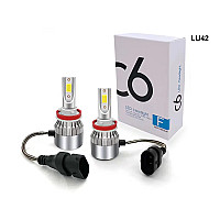 Автомобилни светлини LED крушки за фарове H8 H9 H11 C6 серия - LU42