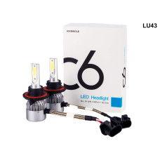 Автомобилни светлини LED крушки за фарове H13 9008 C6 серия - LU43