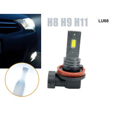 H8 H9 H11 LED светлини 12V/24V крушки за автомобил 6500K 12000LM COB чипове - LU68