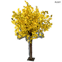 Изкуствено есенно дърво за декор 1.5 м жълт – PL327