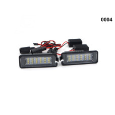 Комплект LED плафони за осветление на заден номер за VW Golf, Passat - 0004