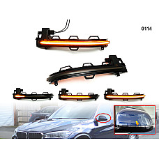 Динамични мигачи за огледала с ярка светлина за BMW X3 X4 X5 X6 - 0114 - Sellzone.bg Динамични мигачи за огледала с ярка светлина за BMW X3 X4 X5 X6 - 0114