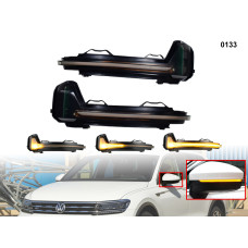 Два броя бягащи светлини за огледала за VW Tiguan Touareg - 0133