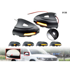 Комплект от два броя мигачи с динамична светлина за VW Tiguan Sharan - 0136