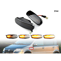 LED светлини за огледала тип бягащ мигач за Fiat Doblo Punto Panda Peugeot - 0144 - Sellzone.bg LED светлини за огледала тип бягащ мигач за Fiat Doblo Punto Panda Peugeot - 0144