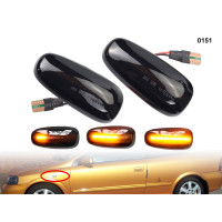 Комплект мигачи с бягаща светлина за Opel Astra Zafira - 0151