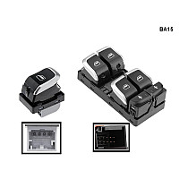 Конзола с 6 копчета за ел. стъкла за Audi Q3 А6 А7 C7 - BA15 - Sellzone.bg Конзола с 6 копчета за ел. стъкла за Audi Q3 А6 А7 C7 - BA15