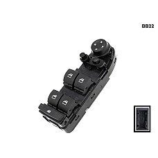 Черна конзола за управление на ел. стъкла за BMW X5 X6 E70 E71 - BB22