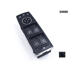 Конзола с хром детайл за ел. стъкла за Mercedes C Class W204 E W212 - BM08