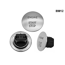 Сив старт стоп бутон за безключово палене за Mercedes - BM12