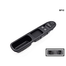 Тъмно черна конзола за електрически стъкла за Peugeot 307 - BP12