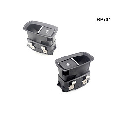 Хромирано копче за ел. стъкла за Porsche 911 Panamera Cayenne Macan - BPr01