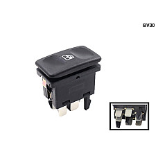 Черен бутон за електрически стъкла на VW Seat Golf 2 Jetta Ibiza - BV30