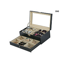 Голяма луксозна кутия за часовници и аксесоари - D43
