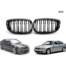 Двойни M3 M бъбреци за BMW E46 КУПЕ 03-05 - DB39 - Sellzone.bg Двойни M3 M бъбреци за BMW E46 КУПЕ 03-05 - DB39