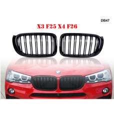 Черни бъбреци с многопластово лаково покритие за BMW X3 X4 F25 F26 - DB47 - Sellzone.bg Черни бъбреци с многопластово лаково покритие за BMW X3 X4 F25 F26 - DB47