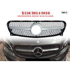 Автомобилна предна диамантена решетка за Mercedes GLA X156 AMG - DM13 - Sellzone.bg Автомобилна предна диамантена решетка за Mercedes GLA X156 AMG - DM13