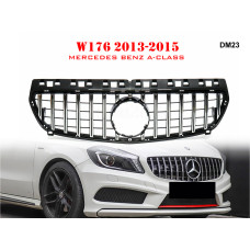 Спортна предна решетка тип GT за Mercedes A W176 13-15г AMG - DM23