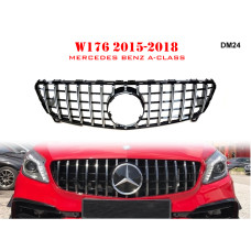 Високо качество предна решетка тип GT за Mercedes A W176 15-18г AMG - DM24 - Sellzone.bg Високо качество предна решетка тип GT за Mercedes A W176 15-18г AMG - DM24