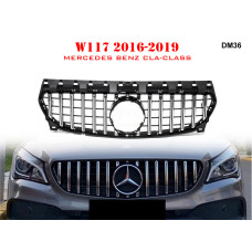 Решетка за предна броня с лайсни за Mercedes CLA W117 16-19г. AMG - DM36