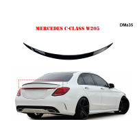 Черен цял лип спойлер за багажник на Mercedes AMG C W205 - DMa35