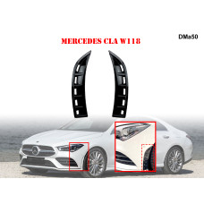 Лъскава тунинг добавка за предна броня за Mercedes CLA W118 - DMa50