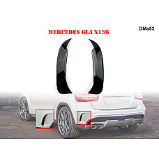 Черна тунинг добавка за задна брояна за Mercedes GLA X156 - DMa53