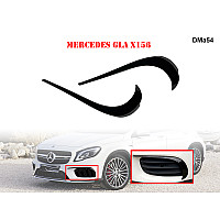 Тунинг черен сплитер за предна броня за Mercedes GLA X156 - DMa54