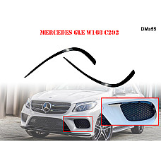 Тунинг добавка за предна броня за Mercedes GLE W166 C292 - DMa55