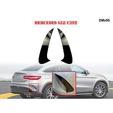 Черен гланц добавка за задна броня за Mercedes GLE C292 - DMa56