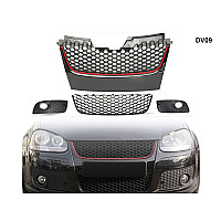 Комплект от 4 броя решетки за предна броня за VW GOLF 5 GTI V - DV09