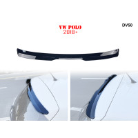 Черен гланц тунинг лип крило за багажник за VW Polo MK6 - DV50