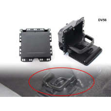 Черна поставка за два броя чаши за VW Tiguan Sharan GOLF Plus - DV56