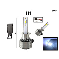 LED H1 диодни крушки за фарове с CANBUS бяла светлина - 46W, DC 9V-36V - LU08 - Sellzone.bg LED H1 диодни крушки за фарове с CANBUS бяла светлина - 46W, DC 9V-36V - LU08